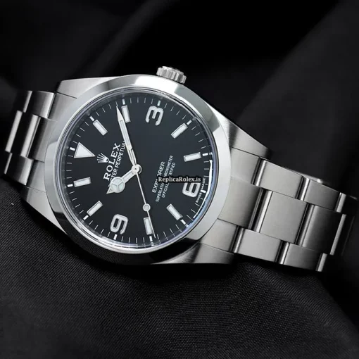 Top Replicas Rolex Explorer 214270 Caliber 3132 Automatic Movement 39mm Steel Case Watch - Image 3