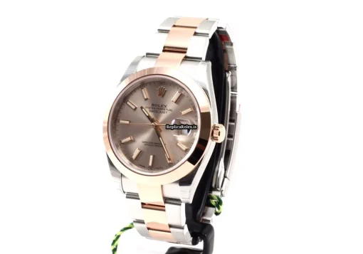 Fine Knockoff Rolex Datejust 126301 Caliber 3235 Automatic Movement 41mm Gold/steel Case Mens/unisex Watch - Image 3