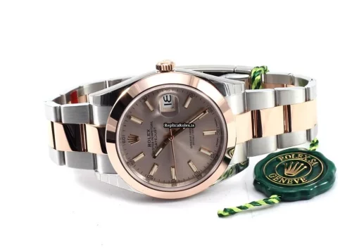 Fine Knockoff Rolex Datejust 126301 Caliber 3235 Automatic Movement 41mm Gold/steel Case Mens/unisex Watch - Image 4