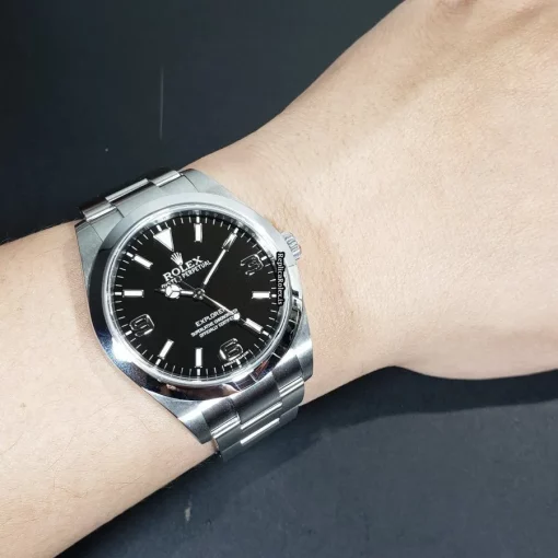 Nice Knockoff Rolex Explorer 214270 Caliber 3132 Automatic Movement 39mm Steel Case Mens/unisex Watch - Image 4