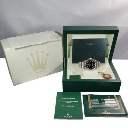 Nice Knockoff Rolex Explorer 214270 Caliber 3132 Automatic Movement 39mm Steel Case Mens/unisex Watch - Image 5