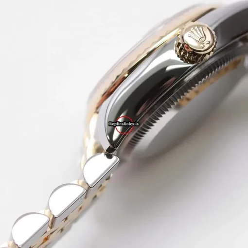 Incredible Fake Rolex Lady-datejust 179173 Caliber 2235 Automatic Movement 26mm Gold/steel Case Watch - Image 4
