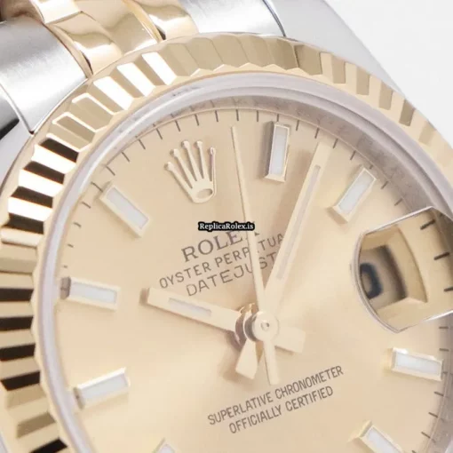 Incredible Fake Rolex Lady-datejust 179173 Caliber 2235 Automatic Movement 26mm Gold/steel Case Watch - Image 6