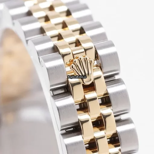 Incredible Fake Rolex Lady-datejust 179173 Caliber 2235 Automatic Movement 26mm Gold/steel Case Watch - Image 9