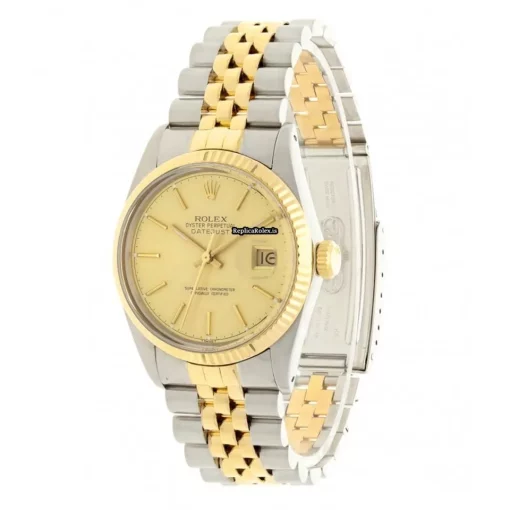 Excellent Replica Rolex Datejust 16013 Automatic Movement 36mm Gold/steel Case Mens/unisex Watch - Image 3
