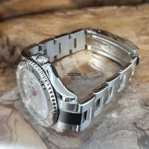 Well Made Replica Rolex Yacht-master 168622 Automatic Movement 35mm Steel Case Watch - Image 2