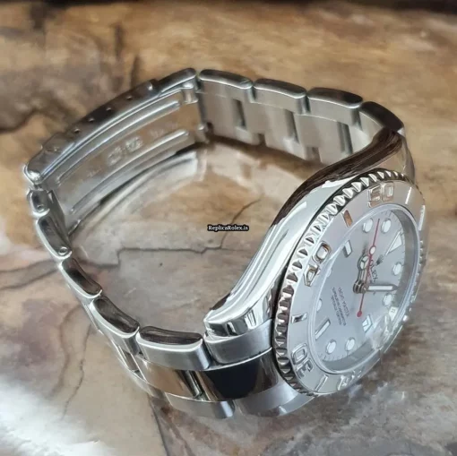 Well Made Replica Rolex Yacht-master 168622 Automatic Movement 35mm Steel Case Watch - Image 3