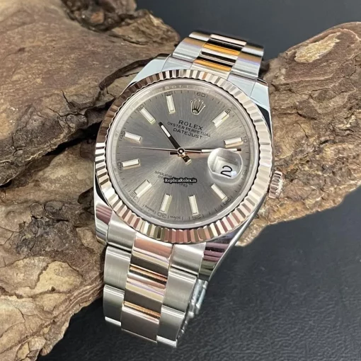 Well Made Fake Rolex Datejust II 126331 Automatic Movement 41mm Gold/steel Case Watch - Image 2