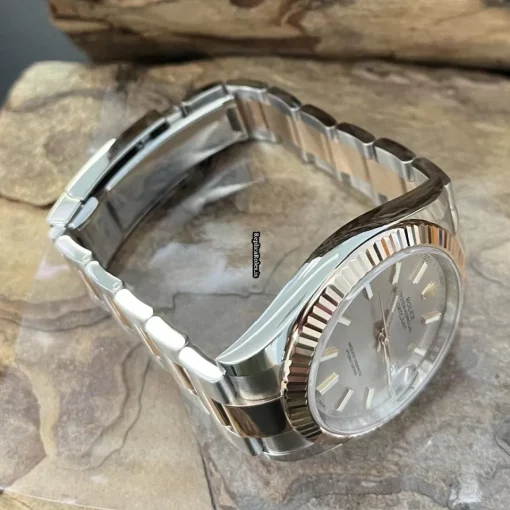 Well Made Fake Rolex Datejust II 126331 Automatic Movement 41mm Gold/steel Case Watch - Image 4