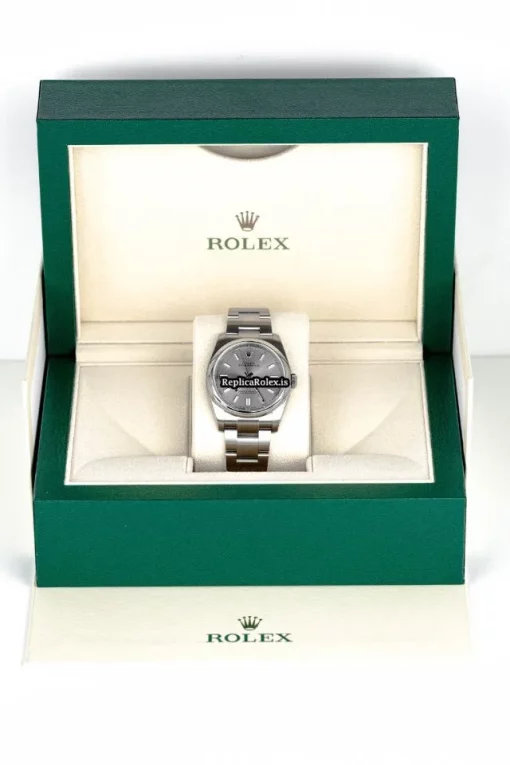 Distinctive Fake Rolex Oyster Perpetual 36 116000 Caliber 3130 Automatic Movement 36mm Steel Case Mens/unisex Watch - Image 9
