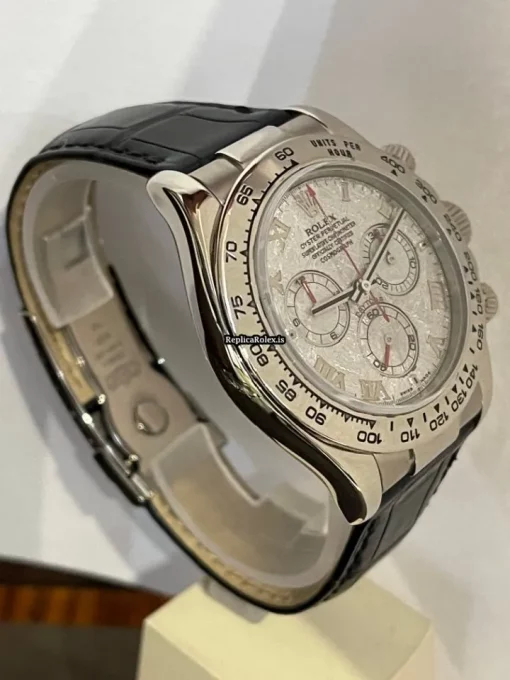 Epic Fakes Rolex Daytona 116519 Caliber 4130 Automatic Movement 40mm White Gold Case Mens/unisex Watch - Image 2