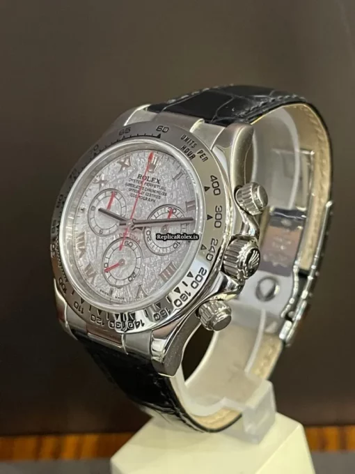 Epic Fakes Rolex Daytona 116519 Caliber 4130 Automatic Movement 40mm White Gold Case Mens/unisex Watch - Image 3