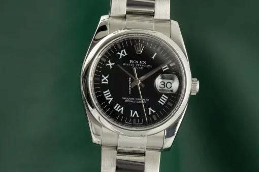 Epic Fakes Rolex Oyster Perpetual Date 115200 Caliber 3135 Automatic Movement 34mm Steel Case Mens/unisex Watch