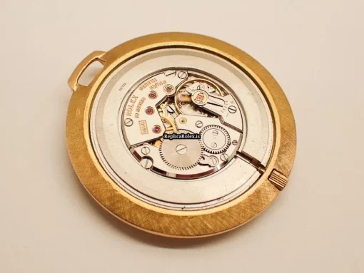 Special Fake Rolex Cellini 3608 Caliber 1600 Manual Winding Movement 39mm Yellow Gold Case Mens/unisex Watch - Image 9