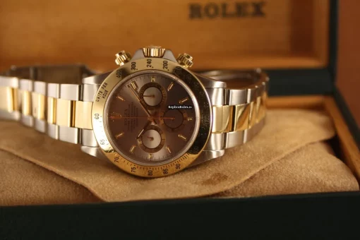 Trustworthy Replica Rolex Daytona 16523 Caliber 4030 Automatic Movement 40mm Gold/steel Case Mens/unisex Watch - Image 14