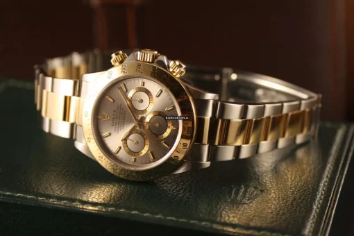 Trustworthy Replica Rolex Daytona 16523 Caliber 4030 Automatic Movement 40mm Gold/steel Case Mens/unisex Watch - Image 2