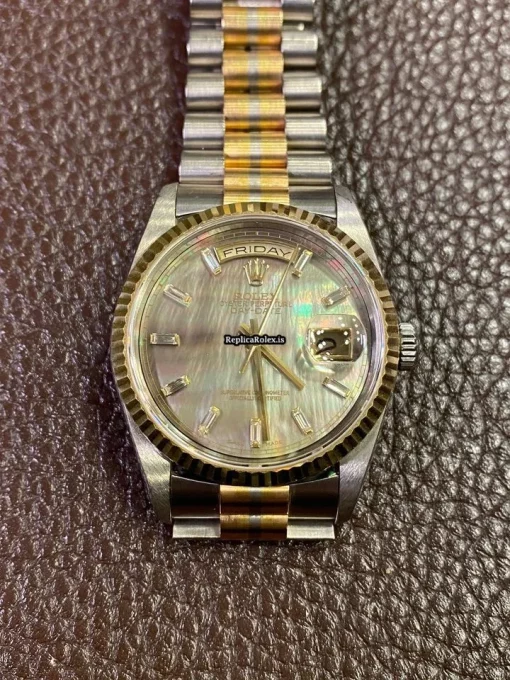 Excellent Replica Rolex Day-date 36 18239bic Automatic Movement White Gold Case Mens/unisex Watch - Image 3