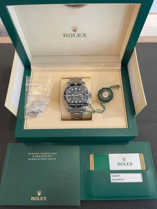 Lovely Replica Rolex Submariner Date 116610ln Caliber 3135 Automatic Movement 40mm Steel Case Mens/unisex Watch - Image 4