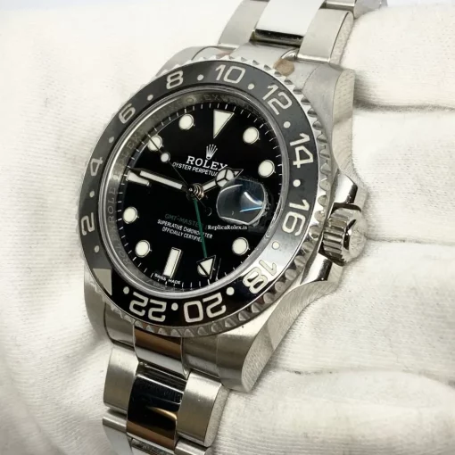 Perfect Fake Rolex Gmt-master II 16710 Caliber 3185 Automatic Movement 40mm Steel Case Mens/unisex Watch - Image 2