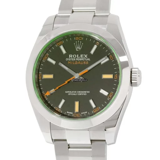 Wonderful Fake Rolex Milgauss 116400gv Caliber 3131 Automatic Movement 40mm Steel Case Mens/unisex Watch