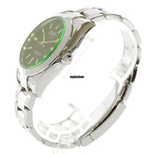 Wonderful Fake Rolex Milgauss 116400gv Caliber 3131 Automatic Movement 40mm Steel Case Mens/unisex Watch - Image 2