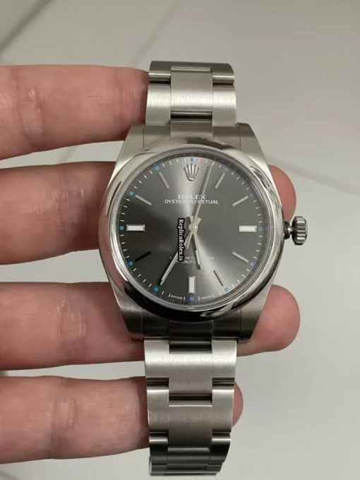 Fine Replica Rolex Oyster Perpetual 39 114300 Caliber 3132 Automatic Movement 39mm Steel Case Mens/unisex Watch - Image 7