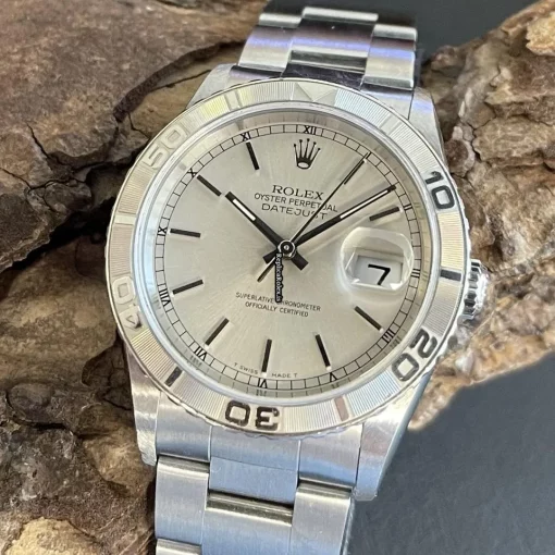 Top Fake Rolex Datejust Turn-o-graph 16264 Automatic Movement 36mm Steel Case Watch