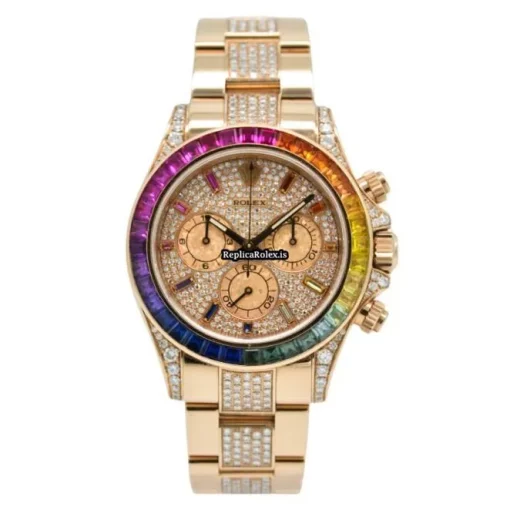 High Quality Replica Rolex Daytona 116505 Automatic Movement 40mm Rose Gold Case Mens/unisex Watch