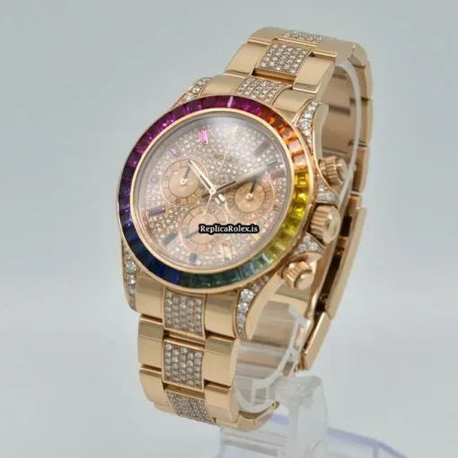High Quality Replica Rolex Daytona 116505 Automatic Movement 40mm Rose Gold Case Mens/unisex Watch - Image 2