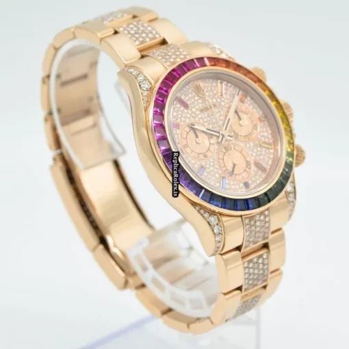 High Quality Replica Rolex Daytona 116505 Automatic Movement 40mm Rose Gold Case Mens/unisex Watch - Image 3