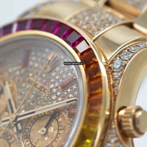 High Quality Replica Rolex Daytona 116505 Automatic Movement 40mm Rose Gold Case Mens/unisex Watch - Image 4