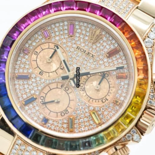 High Quality Replica Rolex Daytona 116505 Automatic Movement 40mm Rose Gold Case Mens/unisex Watch - Image 6