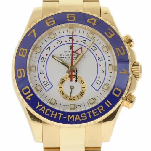 Lovely Imitation Rolex Yacht-master II 116688 Caliber 4161 Automatic Movement 44mm Yellow Gold Case Mens/unisex Watch
