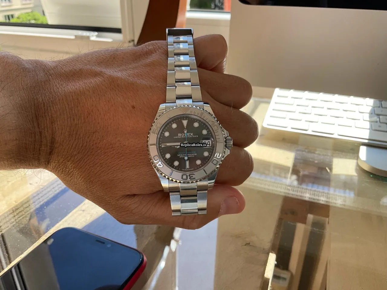 Fantastic Replica Rolex Yacht-master 37 268622 Caliber 2236 Automatic Movement 37mm Steel Case Mens/unisex Watch - Image 3