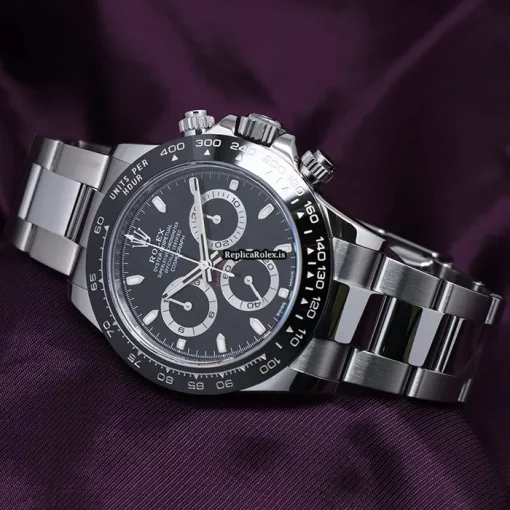 Defect Knockoff Rolex Daytona 116500ln Caliber 4130 Automatic Movement 40mm Steel Case Watch - Image 2