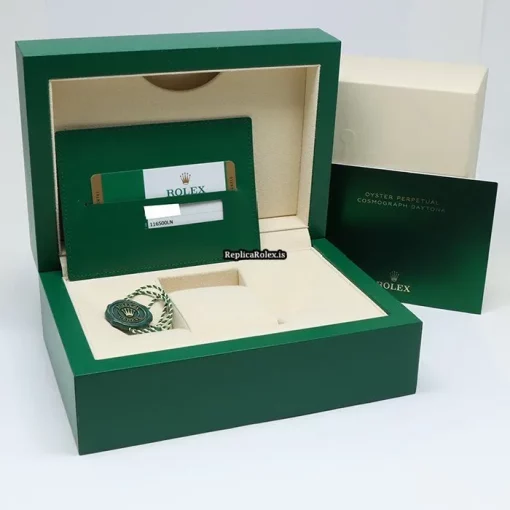 Defect Knockoff Rolex Daytona 116500ln Caliber 4130 Automatic Movement 40mm Steel Case Watch - Image 3