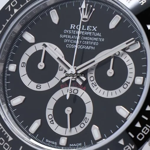 Defect Knockoff Rolex Daytona 116500ln Caliber 4130 Automatic Movement 40mm Steel Case Watch - Image 5