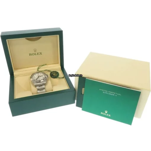 Special Fake Rolex Explorer II 216570 Caliber 3187 Automatic Movement 42mm Steel Case Mens/unisex Watch - Image 9