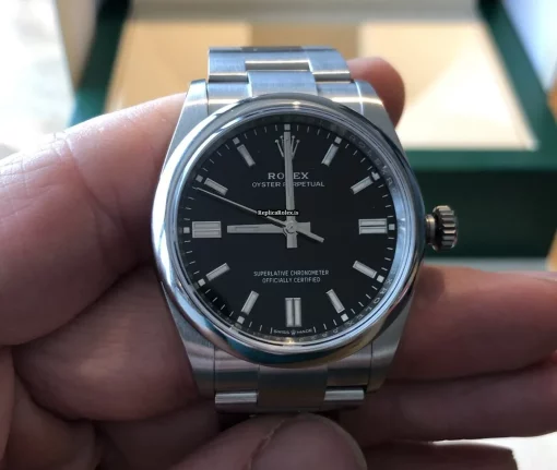 Well Made Replica Rolex Oyster Perpetual 36 126000 Caliber 3230 Automatic Movement 36mm Steel Case Mens/unisex Watch - Image 8