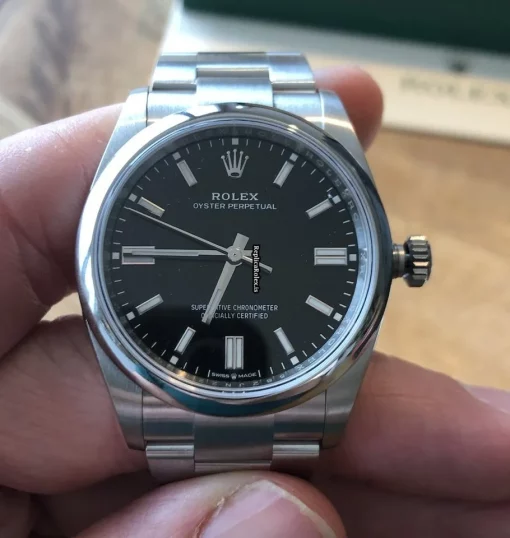 Well Made Replica Rolex Oyster Perpetual 36 126000 Caliber 3230 Automatic Movement 36mm Steel Case Mens/unisex Watch - Image 9