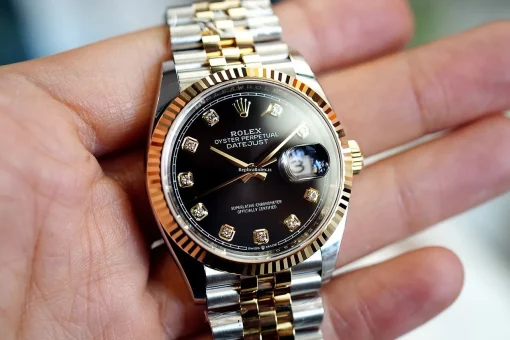 Pleasing Replica Rolex Datejust 126233 Caliber 3235 Automatic Movement 36mm Gold/steel Case Mens/unisex Watch - Image 5