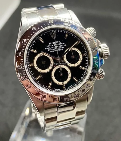 Fabulous Replica Rolex Daytona 16520 Zenith El Primero Caliber 4030 Automatic Movement 40mm Steel Case Mens/unisex Watch - Image 2