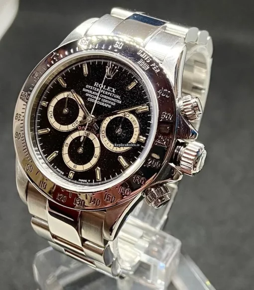 Fabulous Replica Rolex Daytona 16520 Zenith El Primero Caliber 4030 Automatic Movement 40mm Steel Case Mens/unisex Watch - Image 3