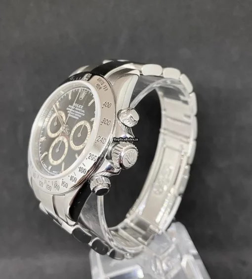 Fabulous Replica Rolex Daytona 16520 Zenith El Primero Caliber 4030 Automatic Movement 40mm Steel Case Mens/unisex Watch - Image 4