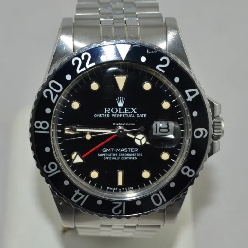 Neat Replica Rolex Gmt-master 16750 Caliber 3075 Automatic Movement 40mm Steel Case Mens/unisex Watch