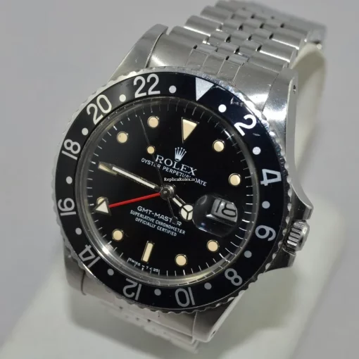 Neat Replica Rolex Gmt-master 16750 Caliber 3075 Automatic Movement 40mm Steel Case Mens/unisex Watch - Image 2