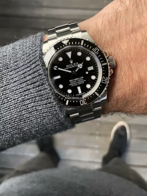 Excellent Replica Rolex Sea-dweller 4000 116600 Caliber 3135 Automatic Movement 40mm Steel Case Mens/unisex Watch - Image 11