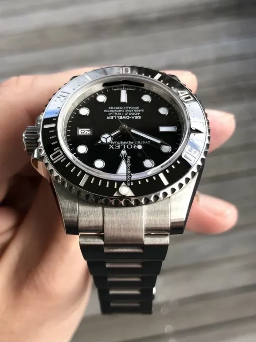Excellent Replica Rolex Sea-dweller 4000 116600 Caliber 3135 Automatic Movement 40mm Steel Case Mens/unisex Watch - Image 8