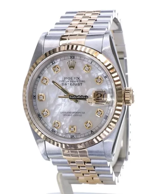 Appealing Fake Rolex Datejust 16233 Caliber 3135 Automatic Movement 36mm Gold/steel Case Mens/unisex Watch