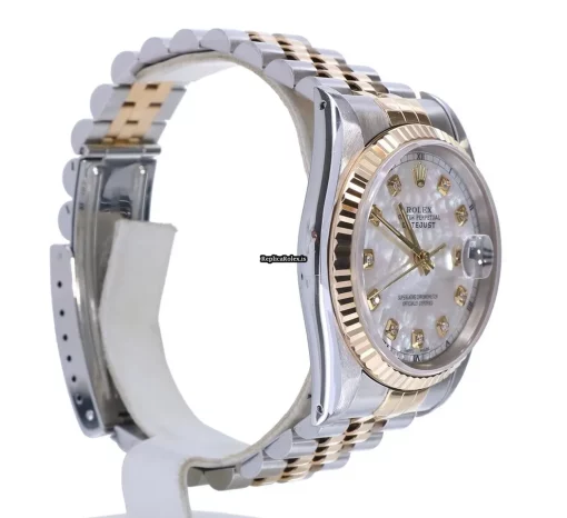 Appealing Fake Rolex Datejust 16233 Caliber 3135 Automatic Movement 36mm Gold/steel Case Mens/unisex Watch - Image 8